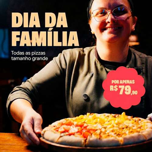 Pizza grande - 3 sabores