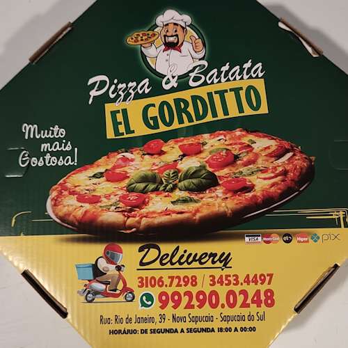 1 Pizza+Refri 2lts/25cm/ com 2 sabores e 6 fatias 