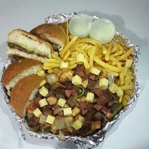 Picadão com Hambúrguer - Grande