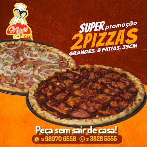 2 Pizzas UP Por 85,00