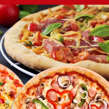 2 Pizzas GG + 1 Pizza M + Fuki 2L