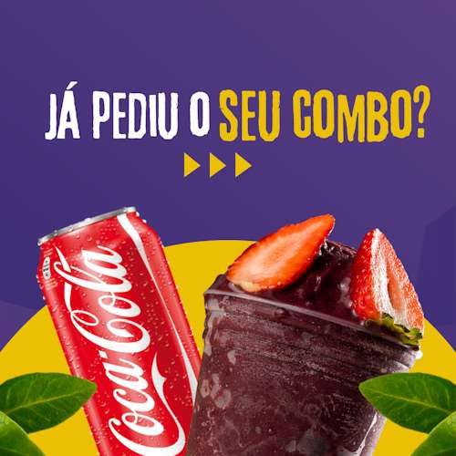  Açaí 500ml + Refri
