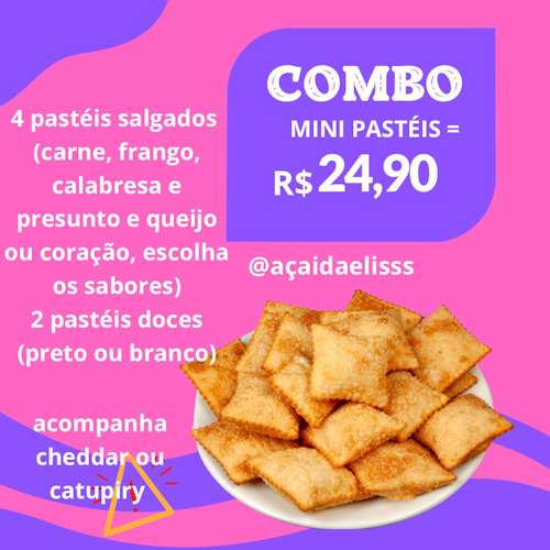 Combo de mini pastéis