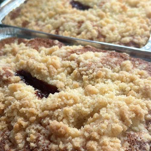 Cuca na Marmita de Goiabada