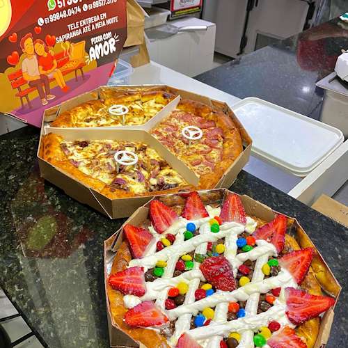 Pizza grande + Pizza Doce