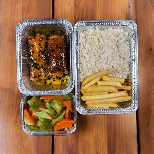 salmão ao molho de maracuja 