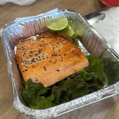 Salmão Grelhado carne