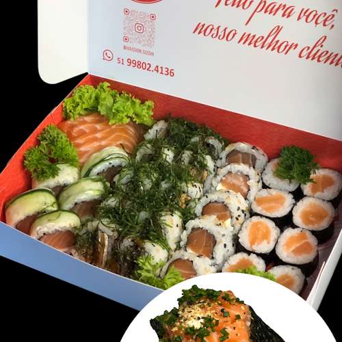 Combinado 35 peças + 1 Temaki Filadélfia