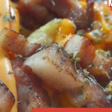 Caixa Bacon com Cheddar