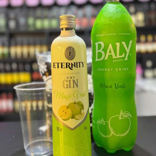 Kit gin eternity maçã verde