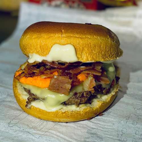 Burguer cheddar bacon