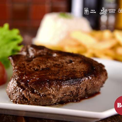 Filé, arroz e fritas