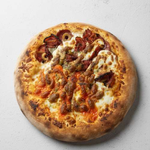 Pizza Grande, 12 fatias, 3 sabores, 35cm