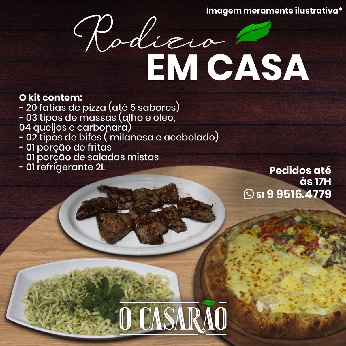 Kit Rodízio Em Casa