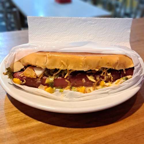 Cachorro  Quente (1 salsicha) prensado 